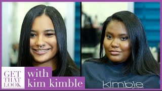 Kim Kimble Silky Straight Hair in 4 Easy Steps  WHOSAY [upl. by Tillfourd]