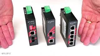 Compact 8Port Industrial Ethernet Switches LNXC800G Series [upl. by Aneleiram109]