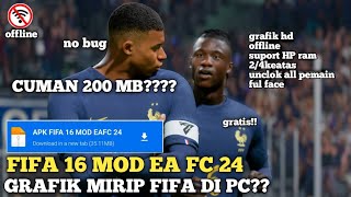 Download FIFA 16 M0D EA FC 24 Terbaru Grafik HD Offline New Update eafc24 fifa23 [upl. by Kuo]