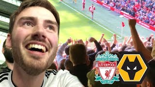 WOLVES FANS TROLL LIVERPOOL THE MOMENT MAN CITY WON THE LEAGUE Liverpool Vs Wolves Match Day Vlog [upl. by Daye]