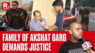 Family Of Gurugram Bike Accident Victim Akshat Garg Questions Bail Granted To SUV Driver [upl. by Goeselt]