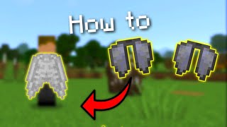 Minecraft Bedrock Edition  How to wear Custom Capes  118 tutorial [upl. by Grethel]