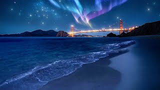 Ocean Waves for Deep Sleep with Piano  Sleep Instantly In Under 3 Minutes  Healing Sleep Music [upl. by Araeic955]