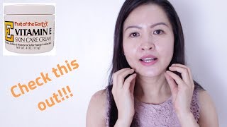 Fruit Of The Earth Vitamin E Cream  Review [upl. by Airdnat]