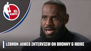 LeBron James on Bronnys emotional draft night how much more he has to give amp more  SportsCenter [upl. by Martinson]