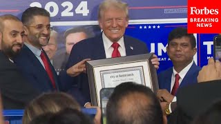 BREAKING Trump Receives Certificate Of Appreciation From Muslim Dem Mayor Of Hamtramck Michigan [upl. by Rafaelof]