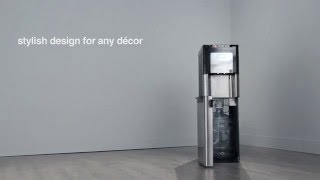 Whirlpool Self Cleaning Stainless Steel Bottom Loading Water Cooler with LED Indicators [upl. by Eliak]