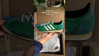 Unbox my new adidas SL 72 shoes with me adidassl72 adidashaul adidas sneakerhead unboxingvideo [upl. by Helsell]