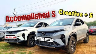 Tata Curvv Comparison🔥Tata का Competition Tata ही ख़ुद 🤔 Creative s Vs Accomplished S Comparison [upl. by Ambrosius]