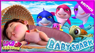 Baby Hai  Das Lied vom kleinen Hai｜Kinderlieder für Babys｜Coco Cartoon Deutsch [upl. by Minabe752]