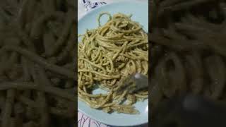 Making Pesto Pasta From Basil In My Garden [upl. by Mellman]