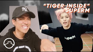 Performer Reacts to SuperM quotTiger Insidequot Dance Practice [upl. by Drauode]