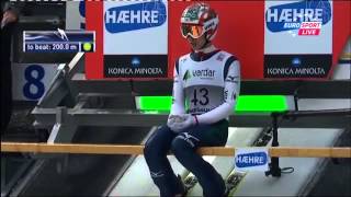 Cupa Mondiala de Sarituri cu Schiurile Ski Jumping World Cup Vikersund 15022015 First Round [upl. by Yendahc]