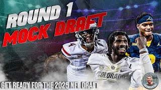 GET READY for the 2025 NFL Draft Round 1 Mock Draft [upl. by Anaidirib]