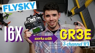 FlySky i6X and GR3E Binding Failsafe iA6B Comparison [upl. by Ecirtak]