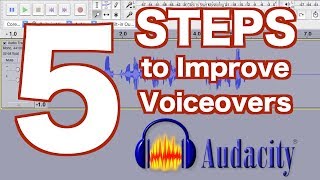 5 STEPS to Improve Your VOICEOVER in Audacity [upl. by Adnwahsal]