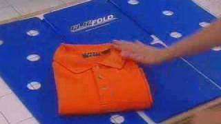 Shirt Folder  How to Fold a Shirt  Flip Fold [upl. by Atorod]