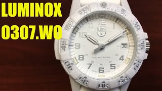 Luminox Leatherback Sea Turtle White Watch 0307WO [upl. by Ahsaela]