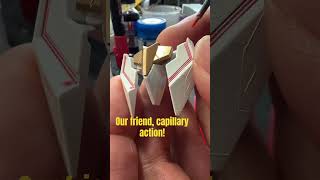 Panel lining is brought to you by Tamiya Mr Color and Capillary Action gunpla gundam [upl. by Benjamen335]