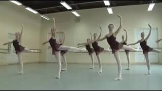 Vaganova Ballet Academy Classical Exam 4th Class  Center [upl. by Giverin760]