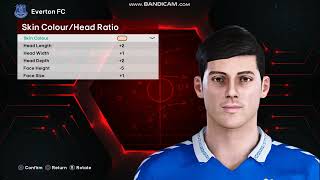 PES 2021 How to create Jenson Metcalfe 🏴󠁧󠁢󠁥󠁮󠁧󠁿 Everton FC U21 [upl. by Eilama]