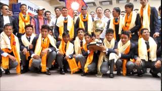 Nepal U16 Cricket Team Celebrating ACC U16 Premier League in TIA [upl. by Rosenblast568]