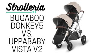 Bugaboo Donkey5 vs UPPAbaby VISTA V2 Stroller Comparison [upl. by Ax]