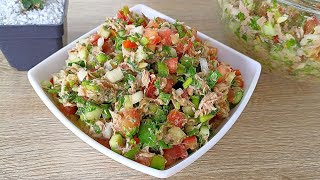 🥗La mejor ensalada de atún ¡Exquisita y deliciosa 😋🤤 [upl. by Rosario]