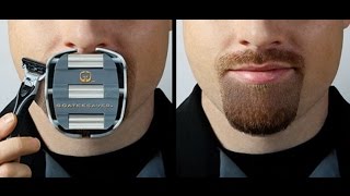 Create Perfect Goatee with GoateeSaver on Amazon [upl. by Zippora]