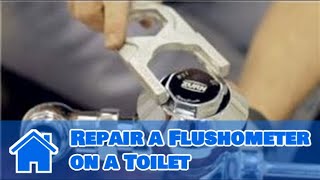 Toilet Repair  How to Repair a Flushometer on a Toilet [upl. by Rafter]