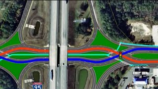 Collier Countys first diverging diamond interchange coming to Pine Ridge Rd at I75 [upl. by Harrison]