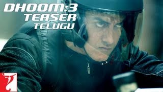 Dhoom3 Teaser  TELUGU  Aamir Khan  Abhishek Bachchan  Katrina Kaif  Uday Chopra [upl. by Lindsy495]