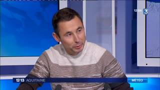 Stefan Defoy prévisionniste à MétéoFrance explique larrivée de la tempête Carmen en Aquitaine [upl. by Sixele977]