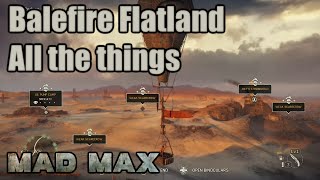 Mad Max  Balefire Flatland  Jeets  Camps Scarecrows Snipers Convoy Minefields Scavengers [upl. by Zilef]