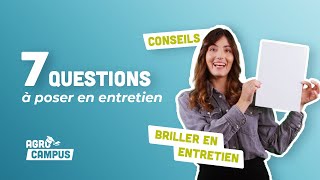 Entretien dembauche  les QUESTIONS à poser absolument  Agrocampus  Agromousquetaires [upl. by Baron]