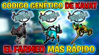 ✔️ Cómo Conseguir CÓDIGO GENÉTICO DE KAVAT el MEJOR FARMEO Warframe Mascotas [upl. by Alasteir]