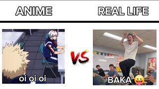 Oi Oi Oi Baka Anime VS Real Life💀 [upl. by Engleman]