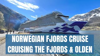 Norwegians Fjords Cruise Episode 2 Cruising the Fjords amp Olden [upl. by Ylrebmi318]