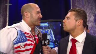 Antonio Cesaro and The Miz fight in a fierce backstage brawl SmackDown Feb 8 2013 [upl. by Lombardi803]