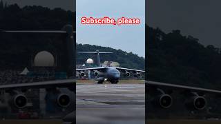 Planespotting HIGHLIGHTS US  C17 f22 aviation militaryaircraft fighteraircraft military [upl. by Cindelyn]