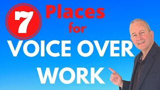 7 Places to Find Voice Over Work [upl. by Pironi793]