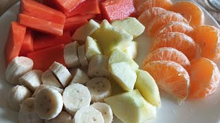 Asmr Peeling And Cutting Fruits Healthy fruits [upl. by Rebeka]