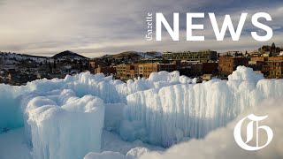 Ice Castles open in Cripple Creek [upl. by Gustie]