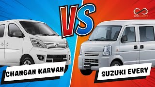 Changan karvan Vs Suzuki Every Comparison carchowk changan karvan suzukievery [upl. by Hammer]