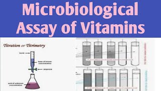 Microbiological assay of Vitamins Titrimitric jitendrapatel assayofvitamins [upl. by Assirrem]