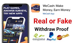 WeCash App Review  WeCash App Real or Fake  WeCash Make Money amp Earn Cash App 2024 [upl. by Hermann]