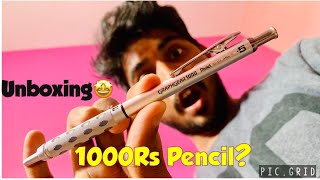 Unboxing ₹1000 Mechanical Pencil  Kya Ye Pencil Apne Price Ko Justify Krta h  Pentel Graphgear [upl. by Iong]