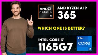 AMD Ryzen AI 9 365 vs Intel Core i7 1165G7 Comparison [upl. by Kahaleel]