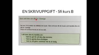 Exempeltext på en skrivuppgift [upl. by Epifano385]