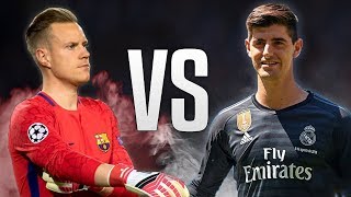 Thibaut Courtois vs MarcAndré Ter Stegen  Who is the Best Crazy Saves 2018 HD [upl. by Enaoj]